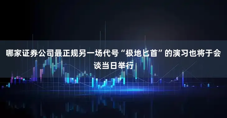 哪家证券公司最正规另一场代号“极地匕首”的演习也将于会谈当日举行